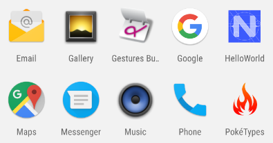 android-set-of-icons